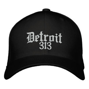 Gorra Bordada Código de área de separación 313