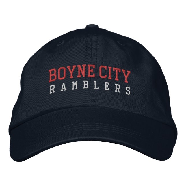 Gorra Bordada Colegio de secundaria de la ciudad de Boyne con so (Anverso)