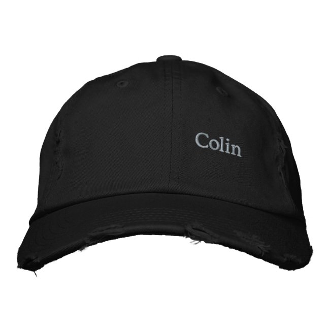 Gorra Bordada Colin Embroidered Mans Name, (Anverso)