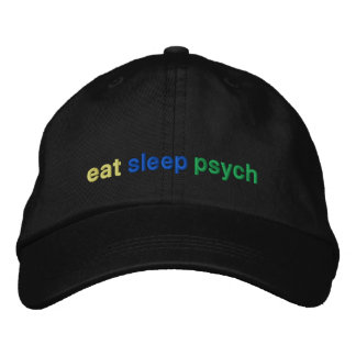 Gorra Bordada comer, dormir, psique