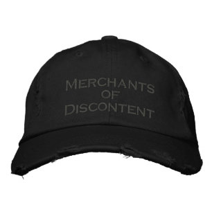 Gorra Bordada comerciantes de descontento