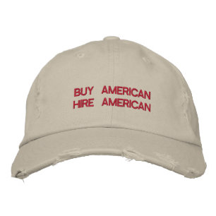 Gorra Bordada Compra una cita estadounidense de Trump