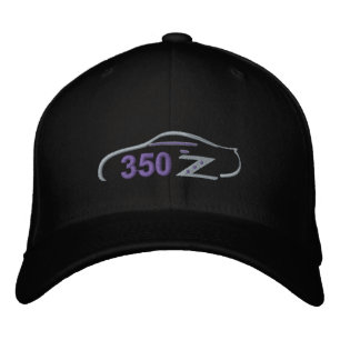 Gorra bordada con esquema de coche 350Z