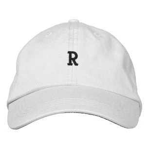 Gorra Bordada con la Letra Inicial Símbolo Monogra