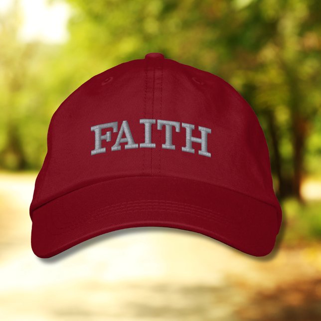 Gorra Bordada con la Palabra Fe (Subido por el creador)