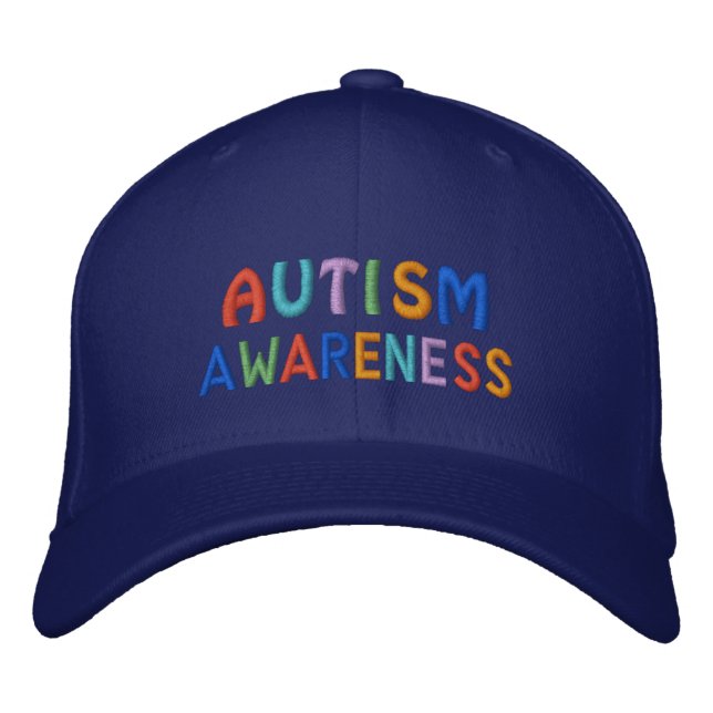 Gorra Bordada Conciencia sobre el autismo (Anverso)