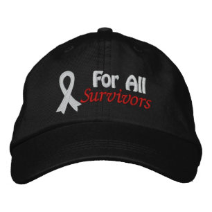 Gorra Bordada Conciencia Sobre El Cáncer De Pulmón Para Todos Lo