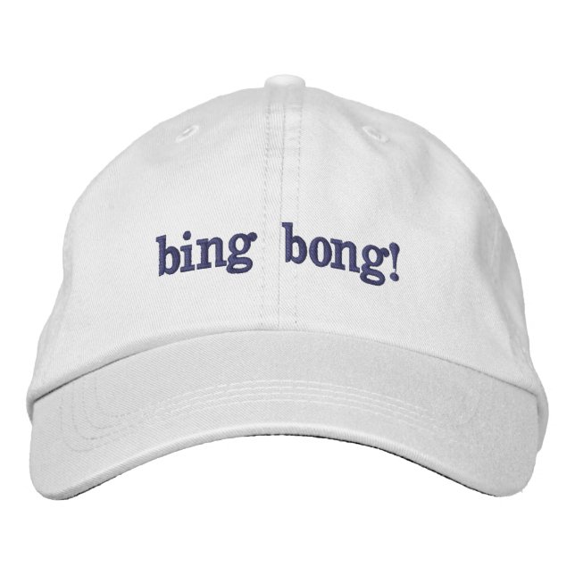 Gorra Bordada coney island bing bong (Anverso)
