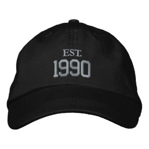 Gorra Bordada Conmemorativo de año / fecha personalizado