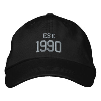 Gorra Bordada Conmemorativo de año / fecha personalizado