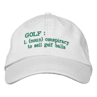 Gorra Bordada Conspiración de golf