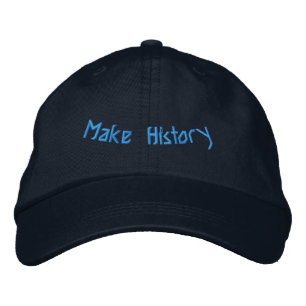 Gorra Bordada Construye el legado de texto de hacer historia ins