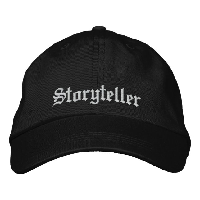 Gorra Bordada Contador de historias (Anverso)