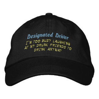 Gorra Bordada Controlador designado,