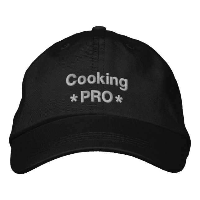Gorra Bordada Cooking Pro (Anverso)