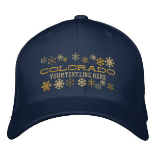 Gorra Bordada Copos de nieve personalizados para invierno en Col