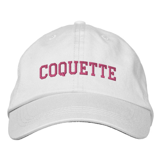 Gorra Bordada Coqueta (Anverso)
