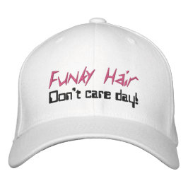 Gorra Bordada Coral negro de humor capilar funky