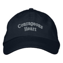 Corazón Valiente Sin Miedo Expresión Diaria Navy