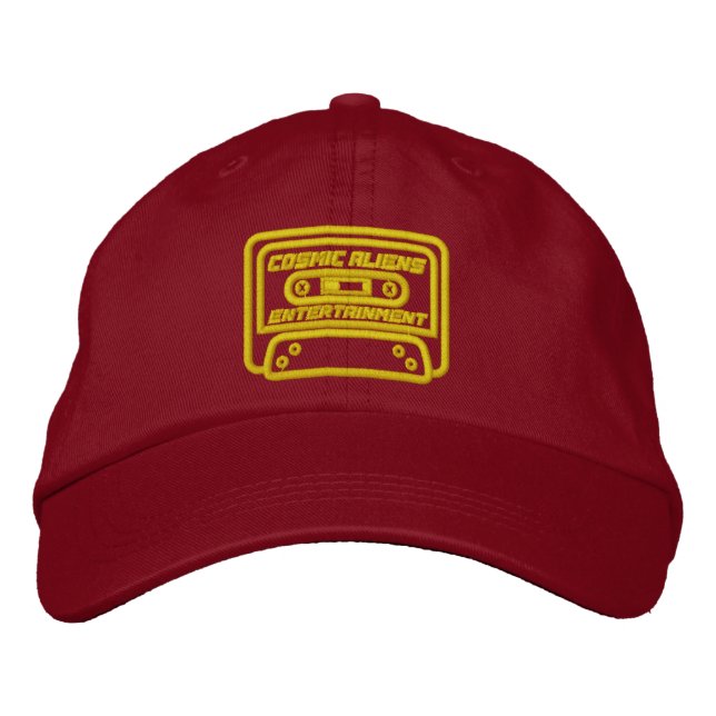 Gorra Bordada Cosmic Cassette Dad Hat (Anverso)