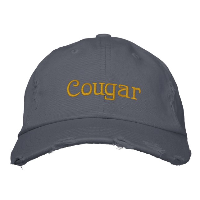 Gorra Bordada Cougar (Anverso)