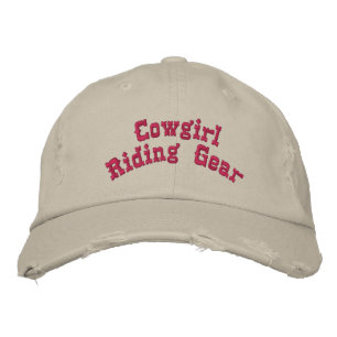 Gorra Bordada Cowgirl Riding Gear
