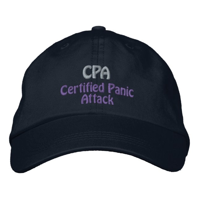 Gorra Bordada CPA - Contador Público Certificado (Anverso)