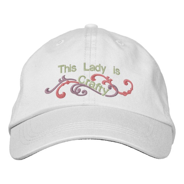 Gorra Bordada Crafty Lady (Anverso)