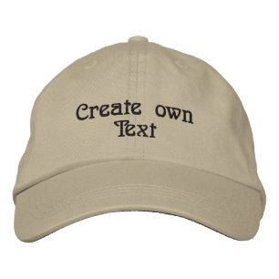 Gorra Bordada Crea tu propio texto Impreso Cool-Cap Color Khaki 