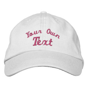 Gorra Bordada CREA-TU-PROPIO Texto personalizado DIY con varias