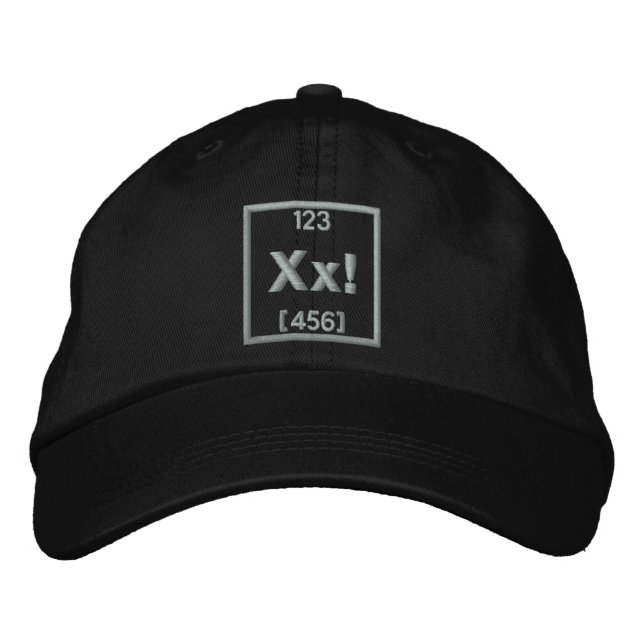 Gorra Bordada Crear su propio elemento de bordado (Anverso)