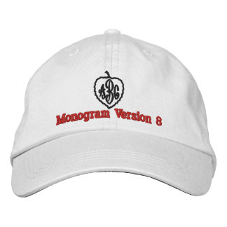 Gorra Bordada Crear su propio Personalizado bordado Monograma V0