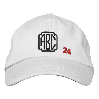 Gorra Bordada Crear su propio Personalizado bordado Monograma V2
