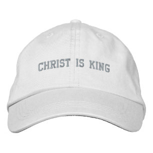 Gorra Bordada Cristo es Rey con cruz