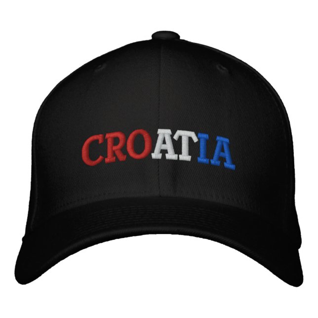 Gorra Bordada Croacia (Anverso)