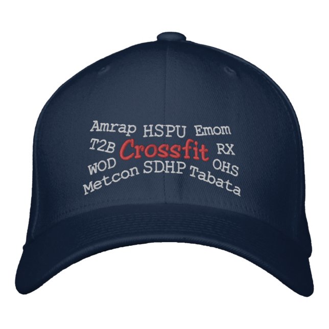Gorra Bordada Crossfit cap (Anverso)
