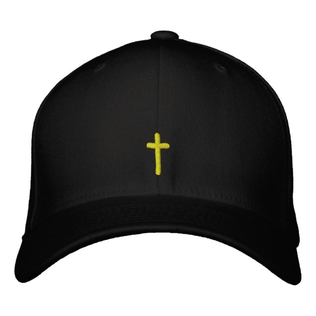 Gorra Bordada Cruz Bordada (Anverso)