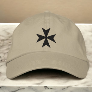 Gorra Bordada Cruz maltesa del Hospital de Caballeros