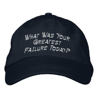 Gorra Bordada ¿Cuál Fue Tu Mayor Fracaso Hoy?