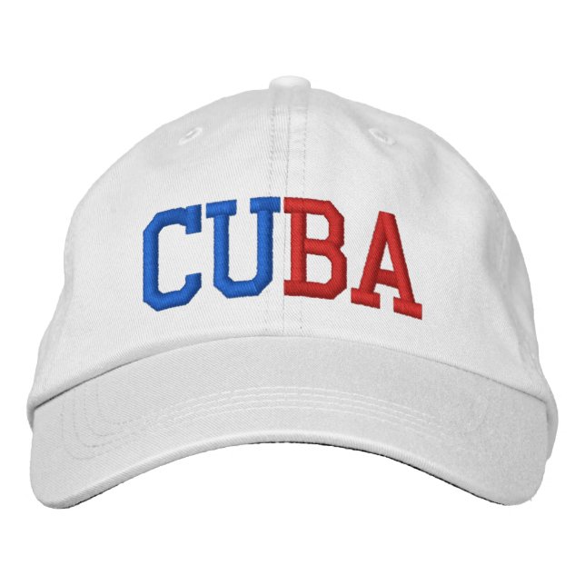 Gorra Bordada Cuba (Anverso)