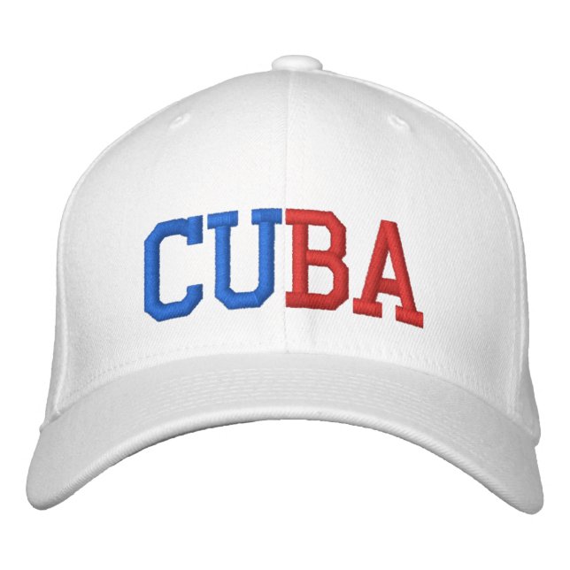 Gorra Bordada Cuba (Anverso)