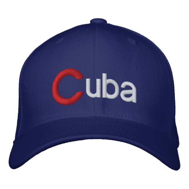 Gorra Bordada Cuba: Gran Cabo de Béisbol de Cuba (Anverso)