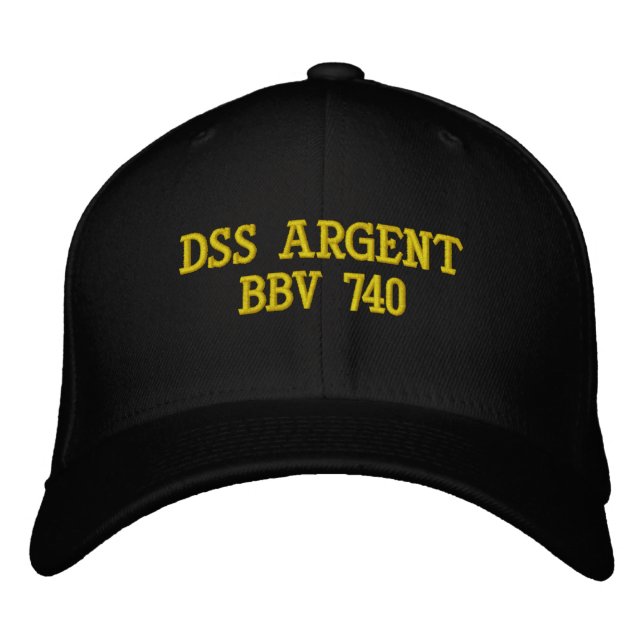 Gorra Bordada Cubierta del oficial argentino DSS (Anverso)