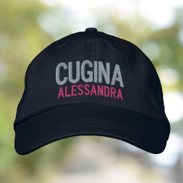 Gorra Bordada Cugina (prima/mujer) bordada personalizada
