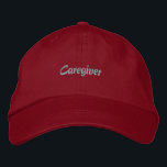 Gorra Bordada Cuidador<br><div class="desc">Un gorra de algodón con bordado en el texto de "Cuidador" normalmente sería un gorra hecho de tela de algodón con la palabra "Cuidador" impresa en él, posiblemente con bordado o adornos adicionales. Es probable que esté diseñado para ser usado por cuidadores para mostrar su rol o como un regalo....</div>