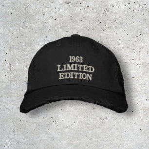 Gorra Bordada Cumpleaños 60 Golfista Edición Limitada Divertida 