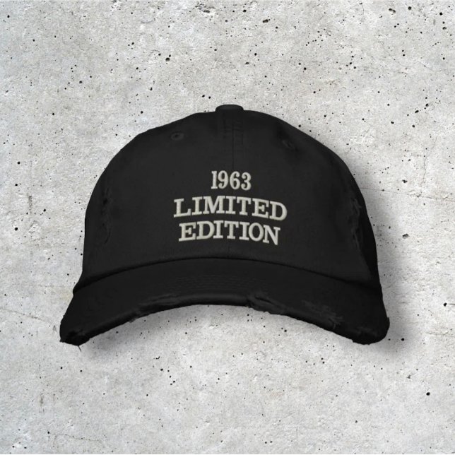 Gorra Bordada Cumpleaños 60 Golfista Edición Limitada Divertida  (Subido por el creador)