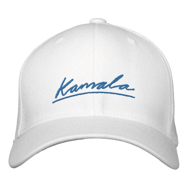 Gorra Bordada Cursiva de Kamala (Anverso)