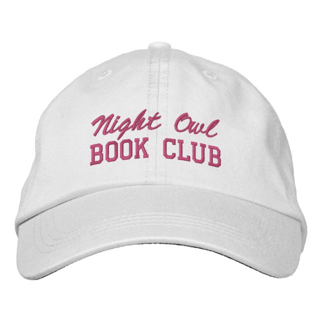 Gorra Bordada Custom Book Club Name (Anverso)