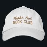 Gorra Bordada Custom Book Club Name<br><div class="desc">Show off your love of reading (and your favorite reading crew) with this custom embroidered book club hat! Personalized with your book club name or any custom text, this hat is the perfect blend of cozy, casual, and bookish style. Use Zazzle’s easy design tools to choose your preferred fonts and...</div>